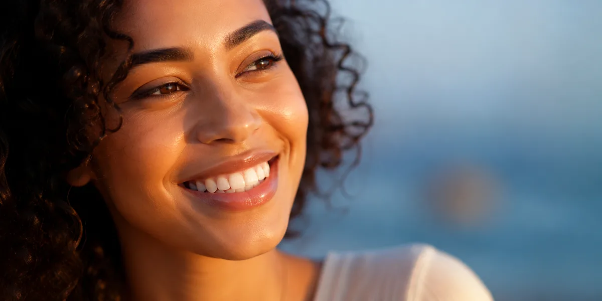 Beautiful confident smile